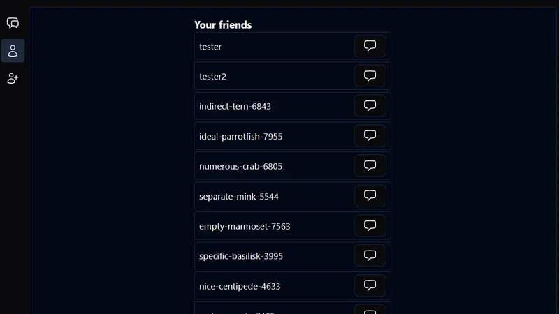 Messaging App screenshot 2