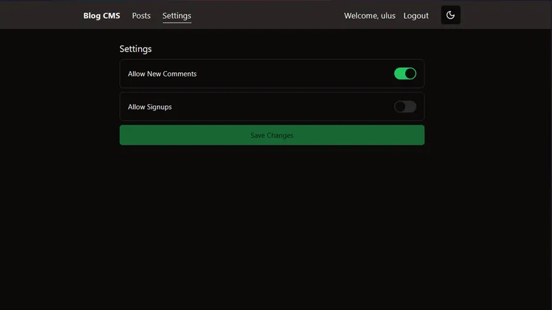 Blog Platform screenshot 4
