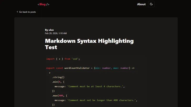 Blog Platform screenshot 5