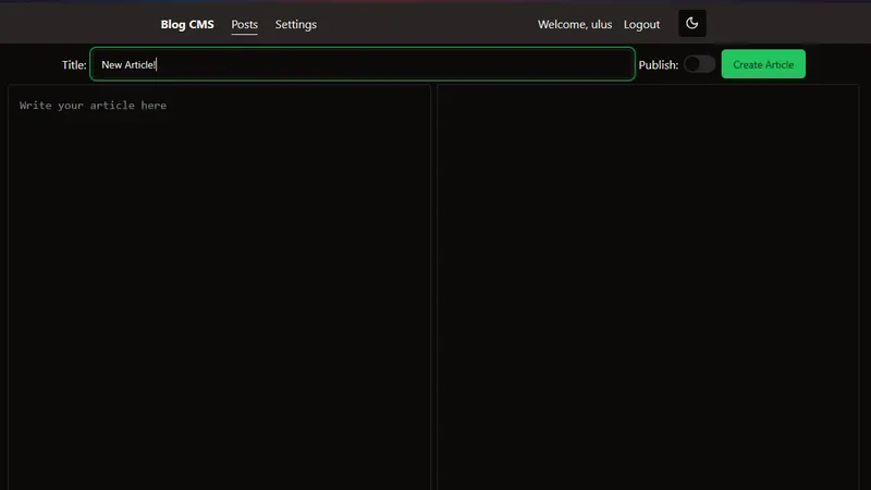 Blog Platform screenshot 6